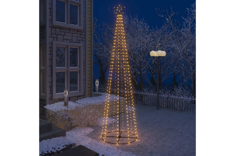Juletre kjegle 400 varmhvite lysdioder 100x360 cm - Innredning - Julepynt & helgedekorasjon - Julepynt & juledekorasjon - Plastjuletre