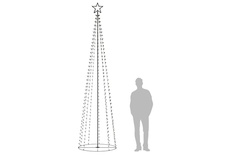 Juletre kjegle 400 varmhvite lysdioder 100x360 cm - Innredning - Julepynt & helgedekorasjon - Julepynt & juledekorasjon - Plastjuletre