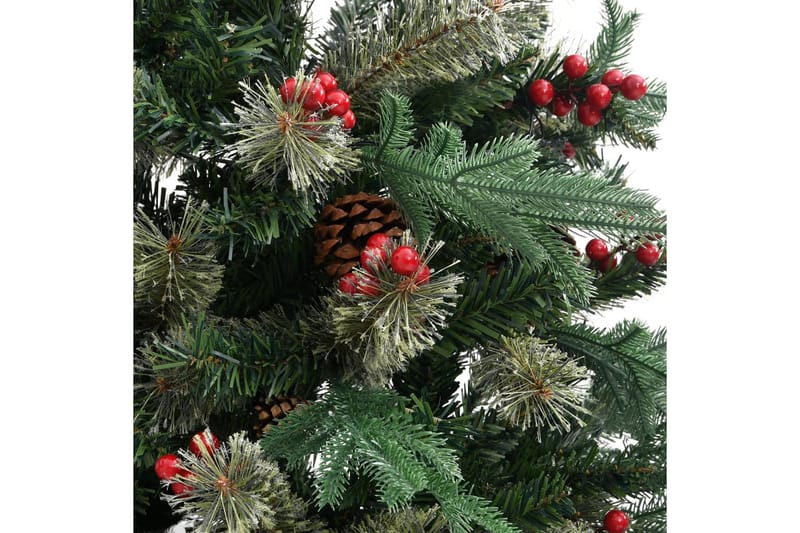 Juletre med kongler grønn 120 cm PVC og PE - Innredning - Julepynt & helgedekorasjon - Julepynt & juledekorasjon - Plastjuletre