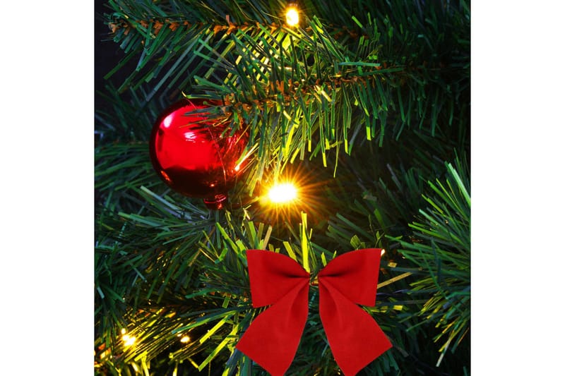 Kunstig juletre med kuler og lysdioder grønn 64 cm - Gull - Innredning - Julepynt & helgedekorasjon - Julepynt & juledekorasjon - Plastjuletre