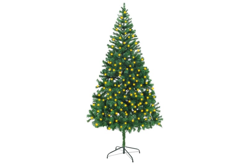 Kunstig juletre med LED 210 cm 910 grener - Innredning - Julepynt & helgedekorasjon - Julepynt & juledekorasjon - Plastjuletre