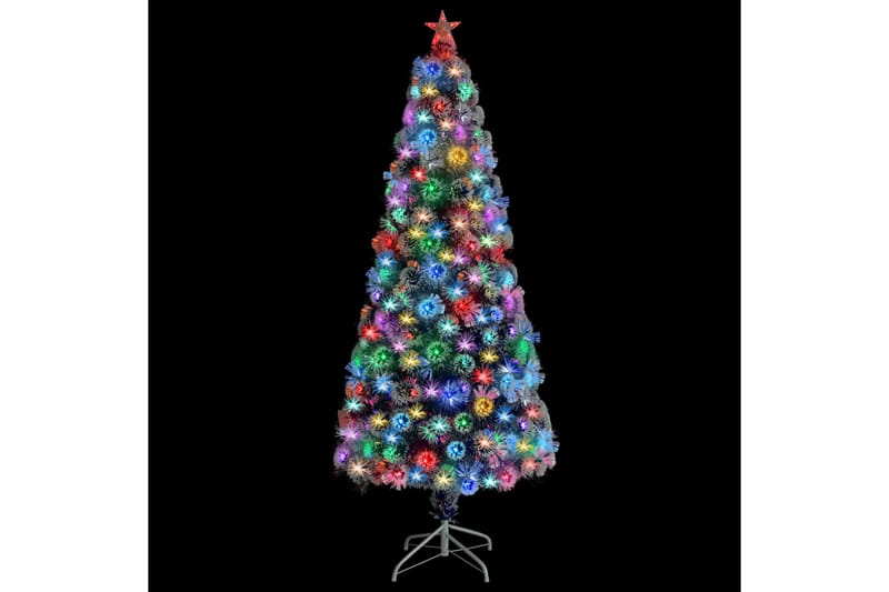 Kunstig juletre med LED hvit og blå 180 cm fiberoptikk - Innredning - Julepynt & helgedekorasjon - Julepynt & juledekorasjon - Plastjuletre