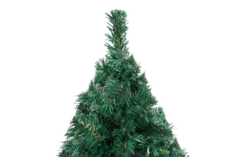 Kunstig juletre med LED og kulesett 120 cm PVC grønn - Innredning - Julepynt & helgedekorasjon - Julepynt & juledekorasjon - Plastjuletre
