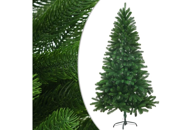 Kunstig juletre med LED og kulesett 150 cm grønn - Innredning - Julepynt & helgedekorasjon - Julepynt & juledekorasjon - Plastjuletre