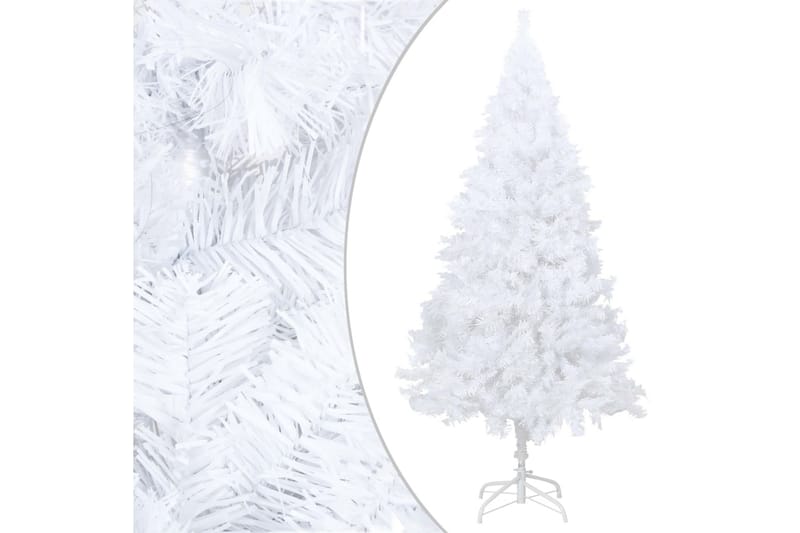 Kunstig juletre med LED og kulesett 150 cm PVC hvit - Innredning - Julepynt & helgedekorasjon - Julepynt & juledekorasjon - Plastjuletre
