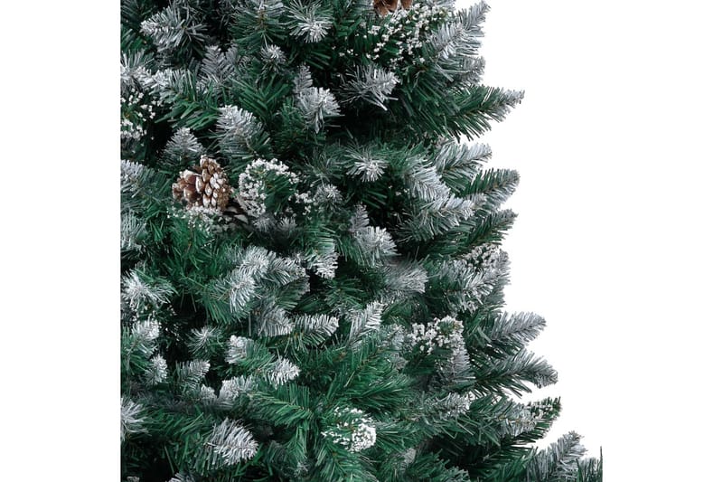 Kunstig juletre med LED og kulesett og kongler 150 cm - Innredning - Julepynt & helgedekorasjon - Julepynt & juledekorasjon - Plastjuletre