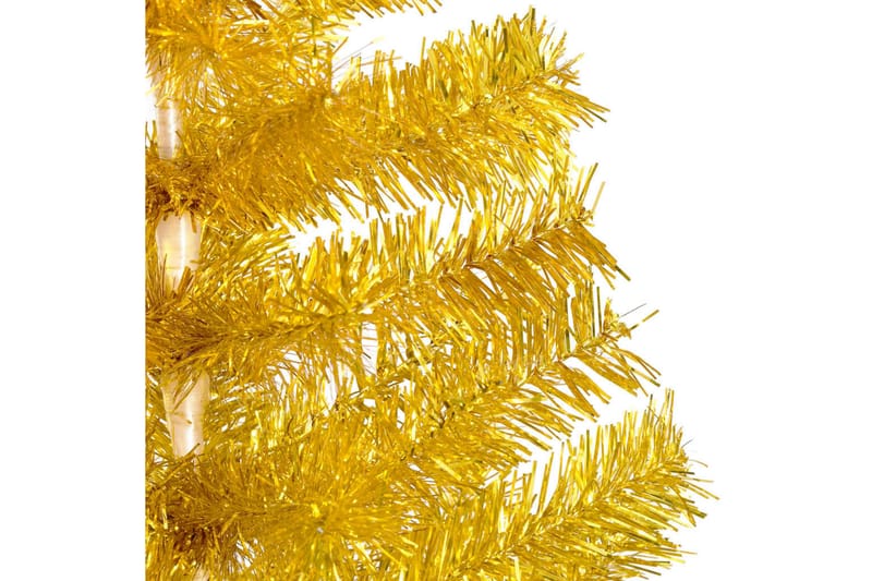 Kunstig juletre med LED og stativ 240 cm PET gull - Innredning - Julepynt & helgedekorasjon - Julepynt & juledekorasjon - Plastjuletre