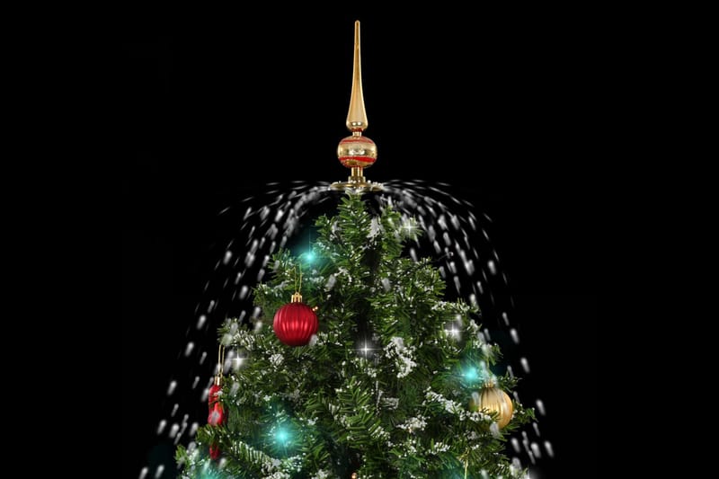 Kunstig juletre med snø og paraplybase grønn 190 cm - grønn - Innredning - Julepynt & helgedekorasjon - Julepynt & juledekorasjon - Plastjuletre