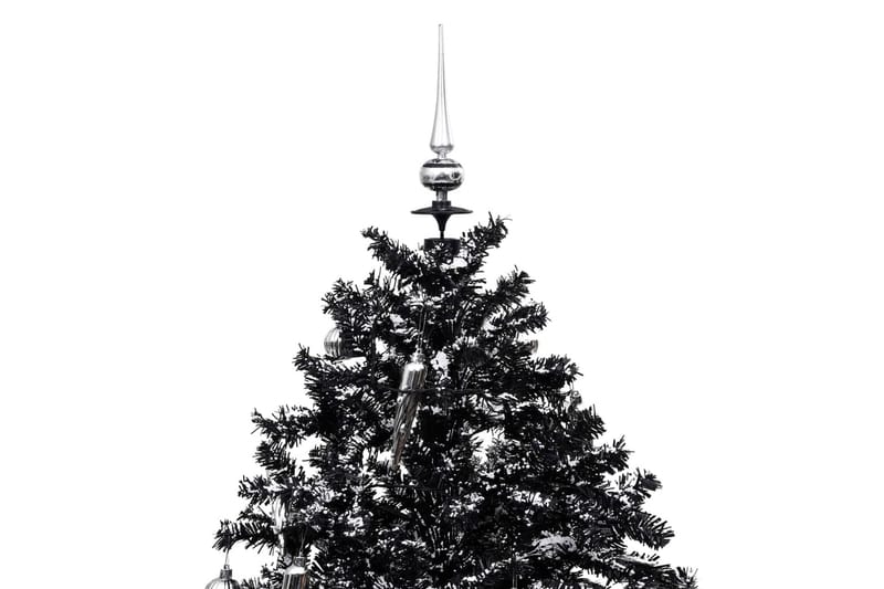 Kunstig juletre med snø & paraplyfot svart 190 cm PVC - Innredning - Julepynt & helgedekorasjon - Julepynt & juledekorasjon - Plastjuletre