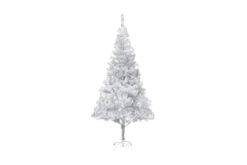 Kunstig juletre med stativ sølv 215 cm PET - Innredning - Julepynt & helgedekorasjon - Julepynt & juledekorasjon