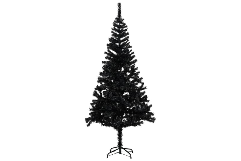 Kunstig juletre med stativ svart 240 cm PVC - Svart - Innredning - Julepynt & helgedekorasjon - Julepynt & juledekorasjon