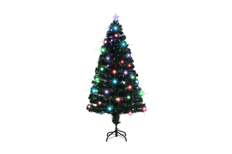 Kunstig juletre med stativ/LED 150 cm 170 grener - grønn - Belysning - Julebelysning - Julelys