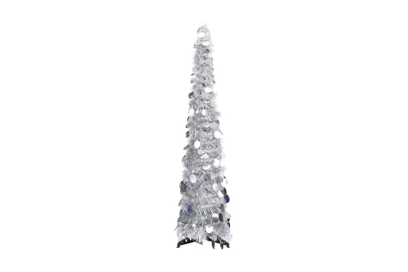 Pop-up kunstig juletre sølv 120 cm PET - Innredning - Julepynt & helgedekorasjon - Julepynt & juledekorasjon