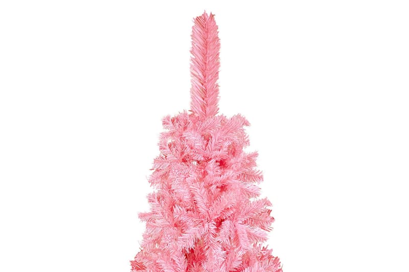 Slankt juletre med LED og kulesett rosa 240 cm - Innredning - Julepynt & helgedekorasjon - Julepynt & juledekorasjon - Plastjuletre