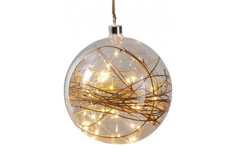 Glow Glasskule 20cm LED - Star Trading - Innredning - Julepynt & helgedekorasjon - Julepynt & juledekorasjon