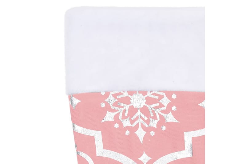 Luksus juletreskjørt med sokk rosa 150 cm stoff - Rosa - Innredning - Julepynt & helgedekorasjon - Julepynt & juledekorasjon