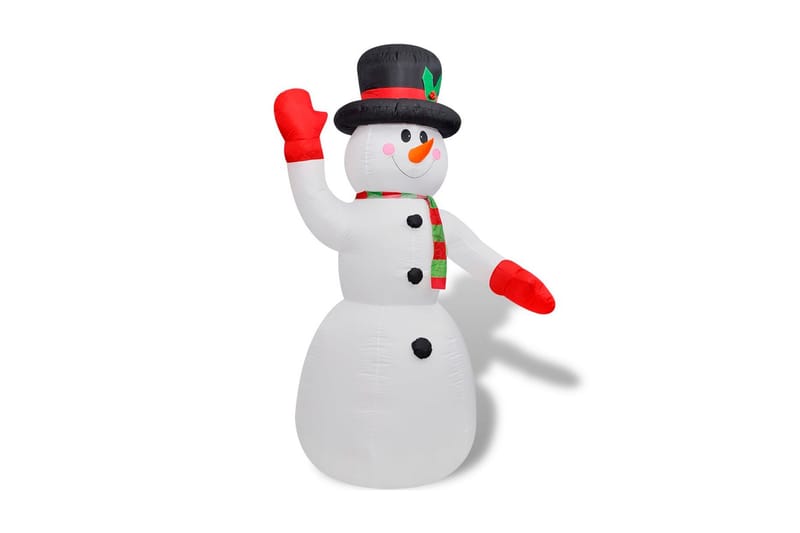 Oppblåsbar snømann 240 cm - Belysning - Julebelysning - Julelys ute