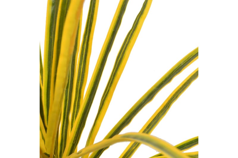 Kunstig draketre med potte gul 125 cm - Innredning - Kunstige planter