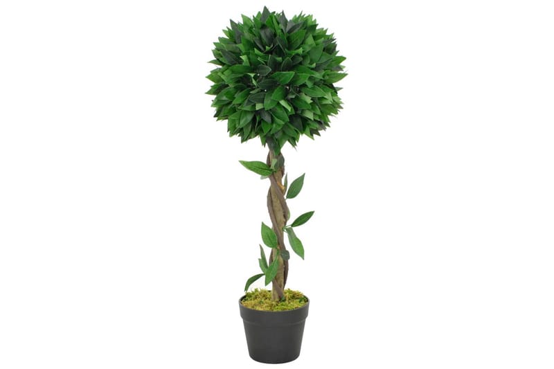 Kunstig laurbӕrtre med potte grønn 70 cm - Innredning - Kunstige planter