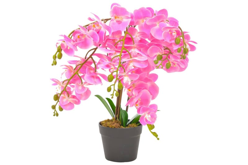 Kunstig Orkidé med Potte Rosa 60 cm - Flerfarget - Innredning - Kunstige planter