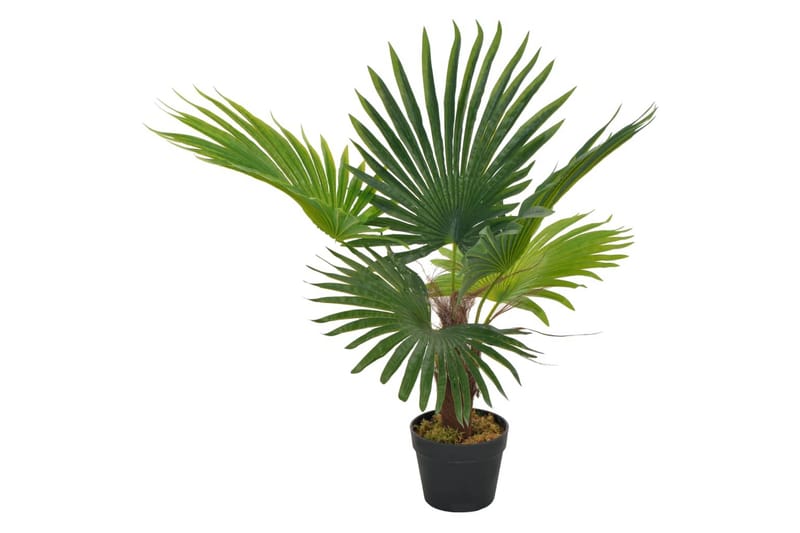 Kunstig palme med potte grønn 70 cm - Innredning - Kunstige planter