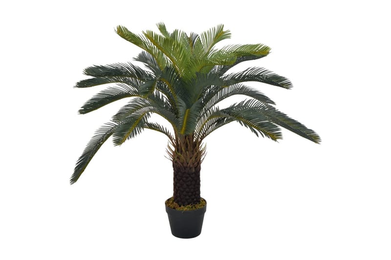 Kunstig sagopalme med potte grønn 90 cm - Innredning - Kunstige planter