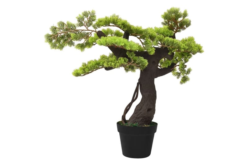 Kunstig sypress bonsai med potte 75 cm grønn - grønn - Innredning - Kunstige planter