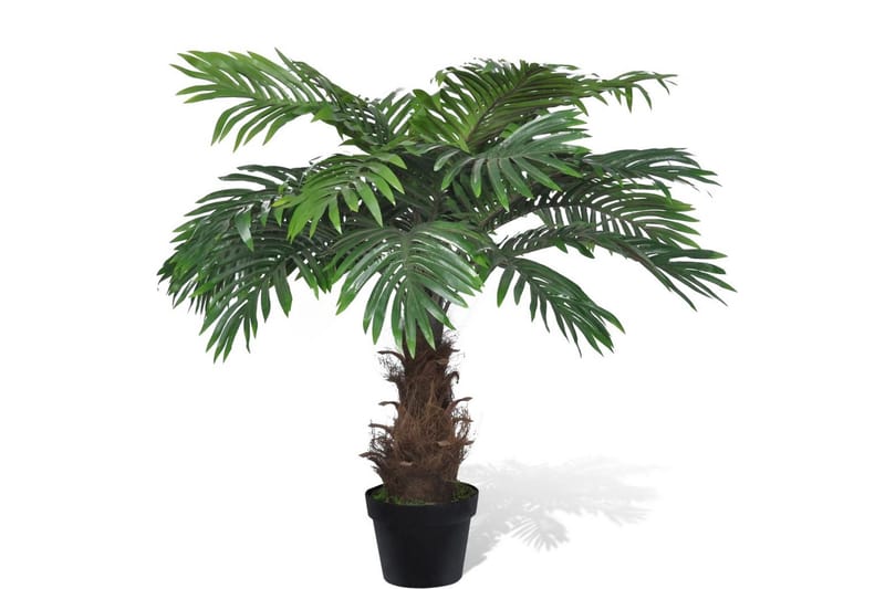 Livaktige kunstig palmetre med potte 80 cm - Innredning - Kunstige planter