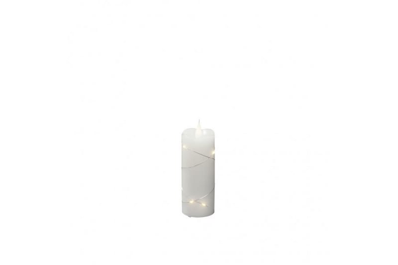 Vokslys 5x12,7 cm LED Hvitt - Konstsmide - Innredning - Lys & dufter - LED lys