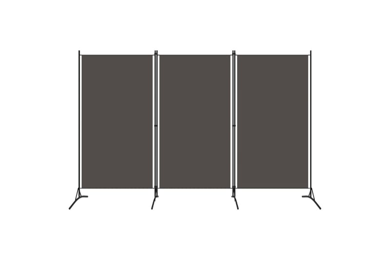 Romdeler 3 paneler antrasitt 260x180 cm - Innredning - Romdelere - Skjermvegg