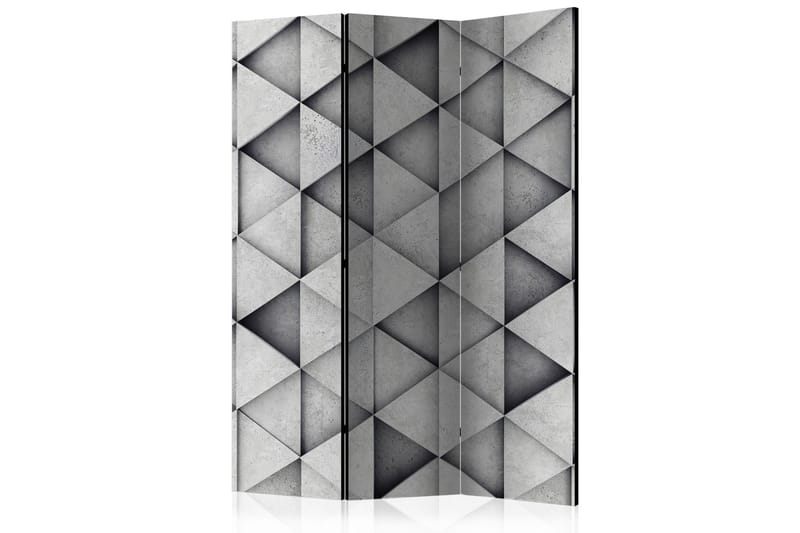Romdeler - Grey Triangles 135x172 - Artgeist sp. z o. o. - Innredning - Romdelere