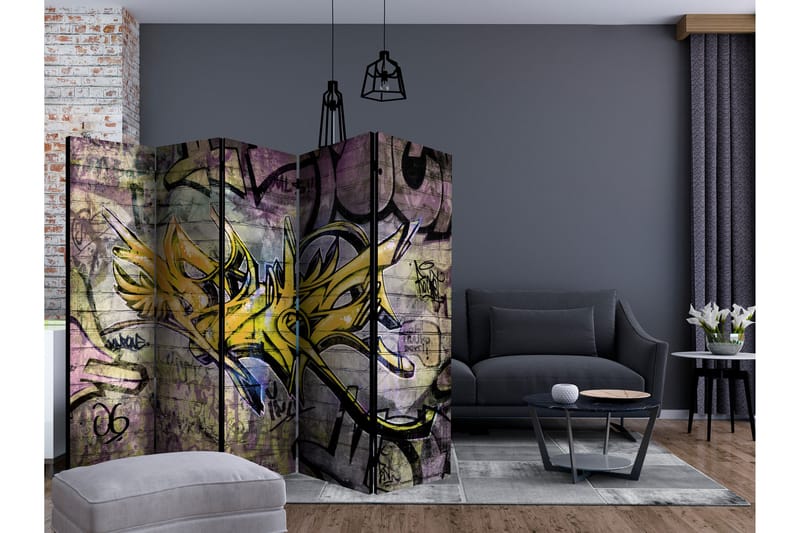 Room Divider - Stunning Graffiti II 225x172 - Artgeist sp. z o. o. - Innredning - Romdelere