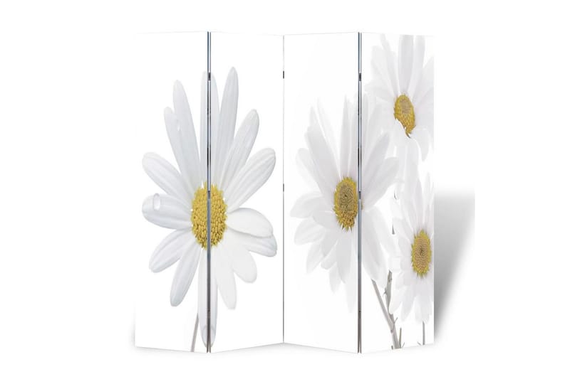 Sammenleggbar romdeler 160x170 cm blomst - Innredning - Romdelere
