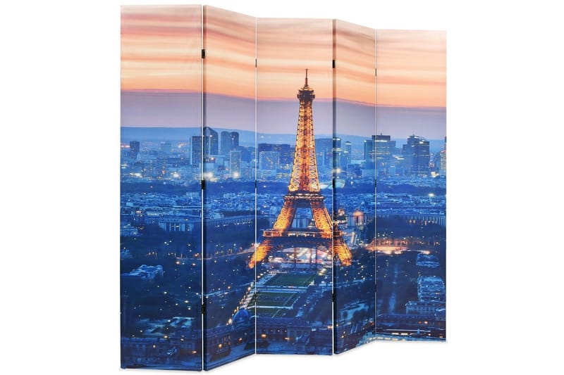 Sammenleggbar romdeler 200x170 cm Paris natt - Innredning - Romdelere
