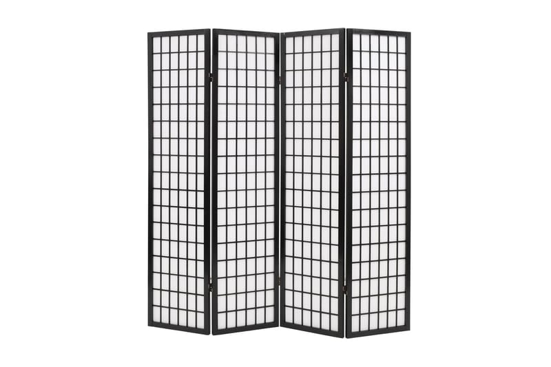 Sammenleggbar romdeler 4 paneler japansk stil 160x170cm - Innredning - Romdelere