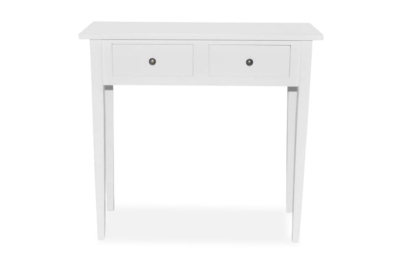 Konsollbord med to skuffer hvit - Hvit - Møbler - Bord - Lampebord & sidebord