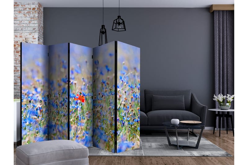 Romdeler A Sky-Colored Meadow - Cornflowers II - Innredning - Små møbler - Romdelere