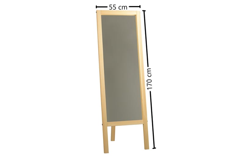 Slodysko Speil 55 cm - Valnøtt - Innredning - Speil - Gulvspeil
