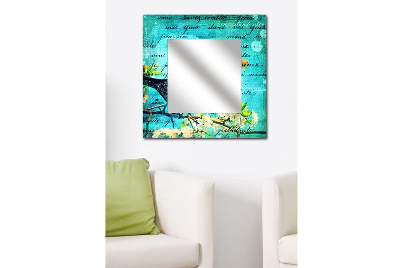 Armavir Dekorspeil 50x50 cm Abstract - Plexiglass / flerfarget - Innredning - Speil - Veggspeil