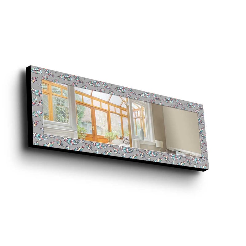 Dekorspeil 40x120 cm - Flerfarget - Innredning - Speil - Veggspeil