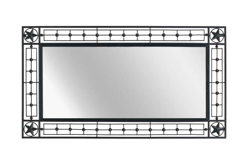 Hagespeil rektangulӕrt 60x110 cm svart - Innredning - Speil - Gangspeil