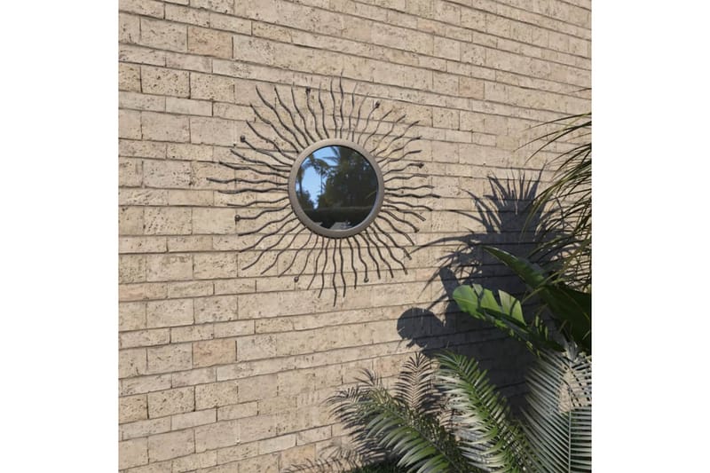 Hagespeil solstråle 60 cm svart - Innredning - Speil - Gangspeil