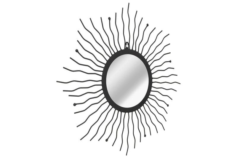 Hagespeil solstråle 60 cm svart - Innredning - Speil - Veggspeil
