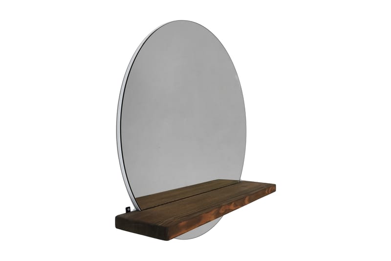 Marmol Dekorasjonsspeil 70 cm - Valnøtt - Innredning - Speil - Veggspeil