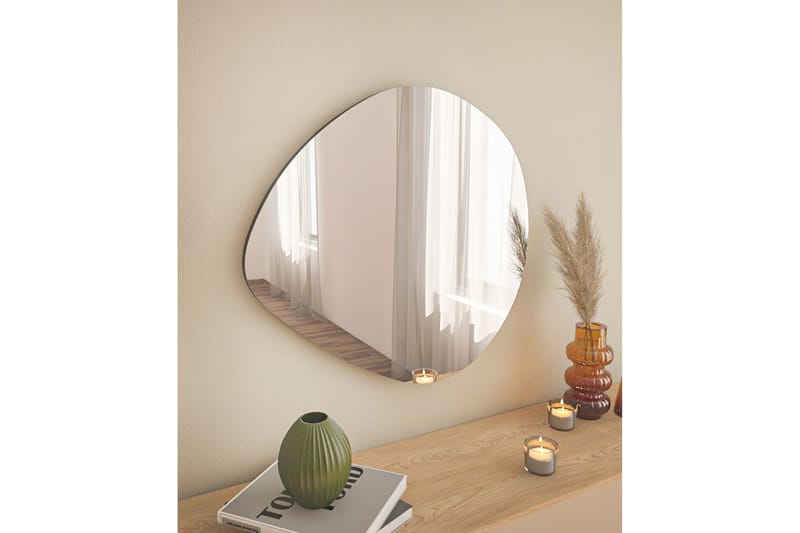 Omilo Speil 60 cm Rektangulær - Svart - Innredning - Speil - Veggspeil