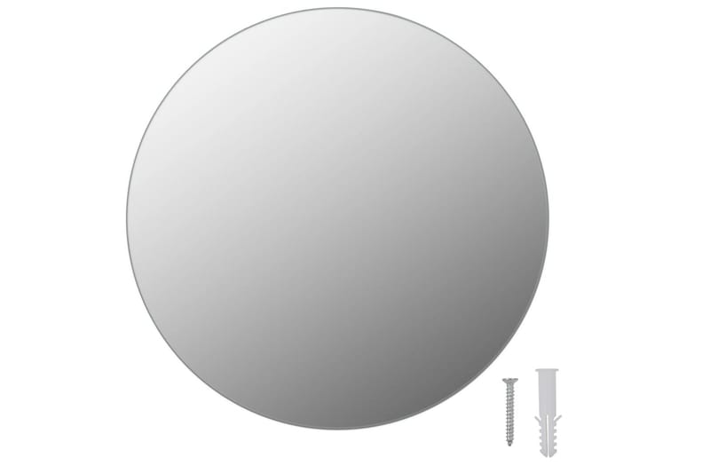 Rammeløst speil rundt 30 cm glass - Silver - Innredning - Speil - Veggspeil