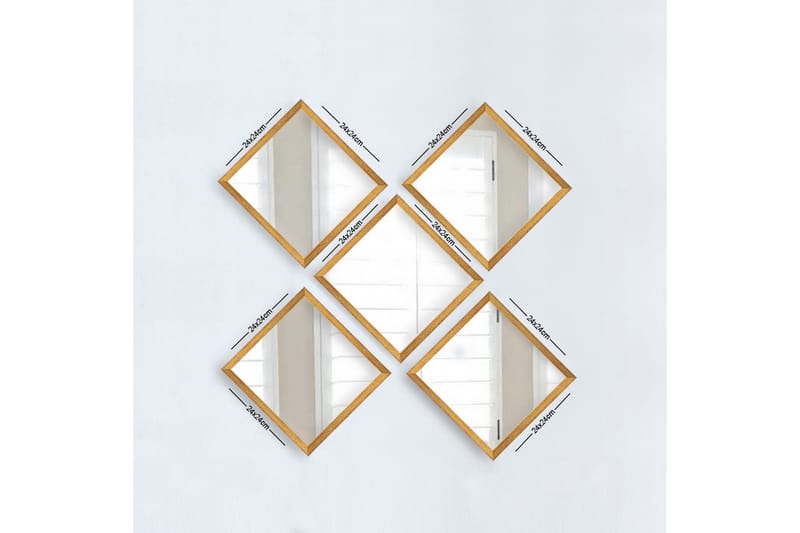 Sarata Speil 3 Deler - Innredning - Speil - Veggspeil