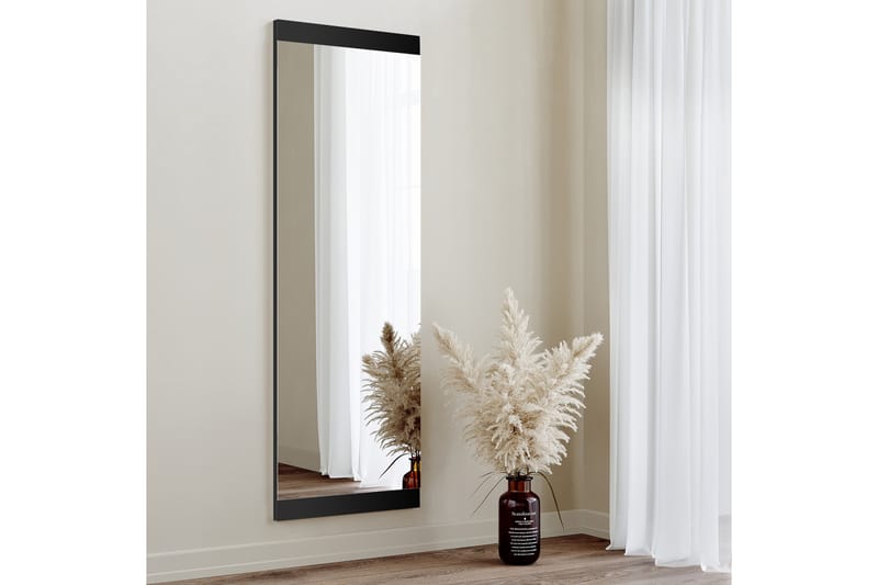 Speil 40x120 cm - Svart - Innredning - Speil - Veggspeil