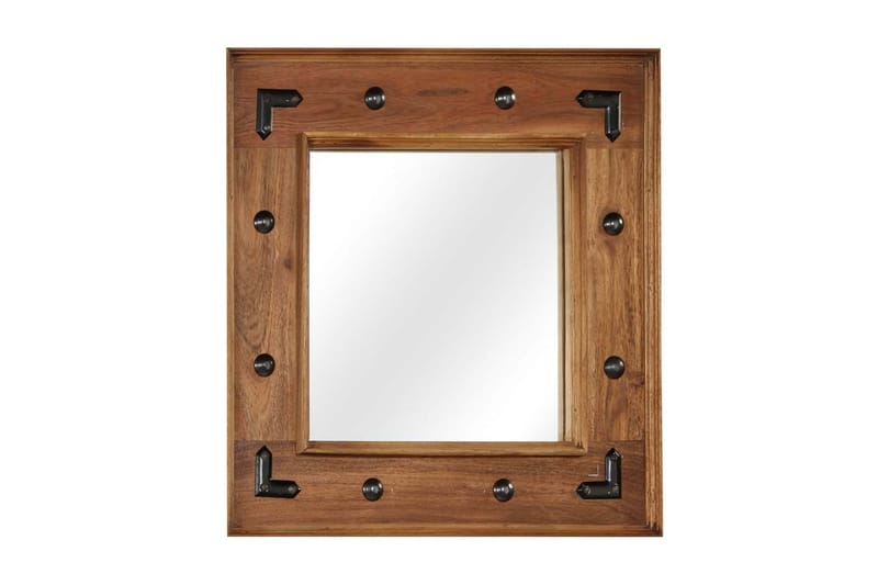Speil heltre akasie 50x50 cm - Innredning - Speil - Veggspeil