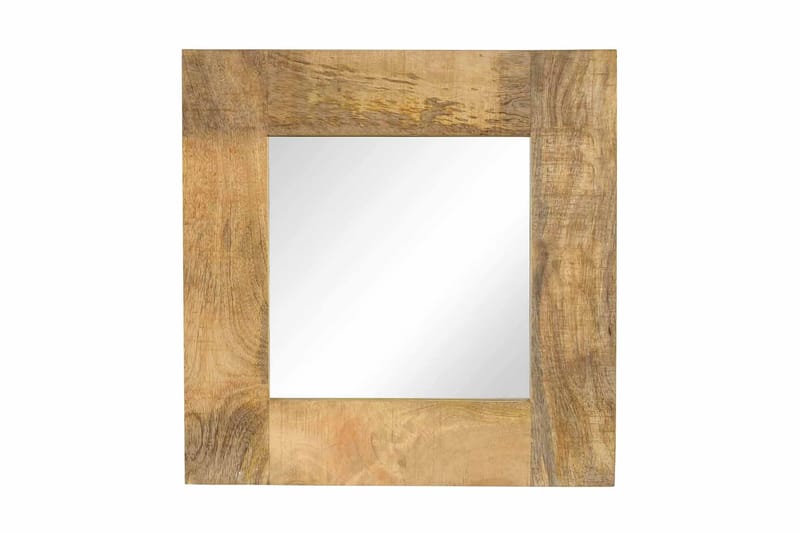 Speil heltre mango 50x50 cm - Hus & oppussing - Kjøkken & bad - Baderom - Baderomsmøbler - Baderomsspeil